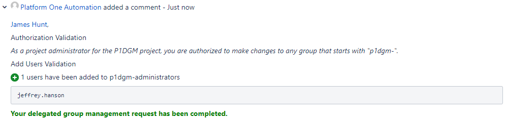Workflow Transition Results