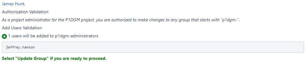 Add User Results