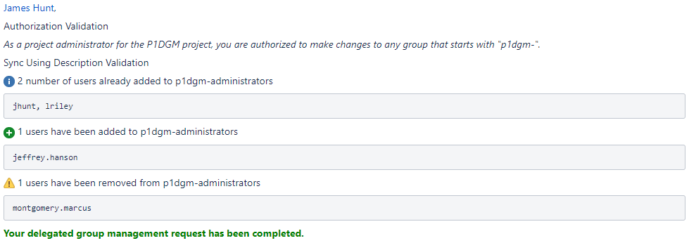 Update Group Results