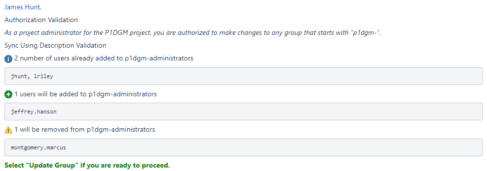 Description Field Synchronization Results