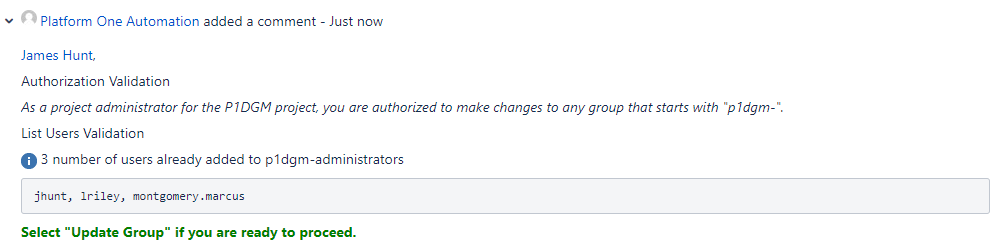 List User Results