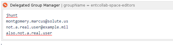 Add user list