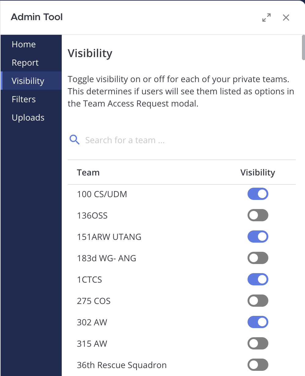 Visibility Tool Visibility Tool